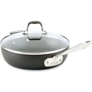All-kl?dt HA1 H?rd anodiseret nonstick Fry Pan 12 tommer induktion Ovnskylling