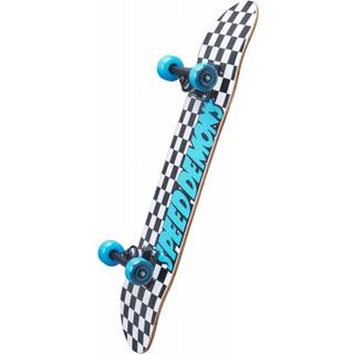 Speed Demons Checkers Komplet Skateboard (Sort/Blå)