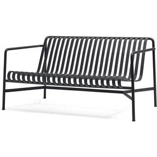 HAY - Palissade loungegruppe med 2 loungestole & lavt trædgårdsbord sky grey - Udendørs loungegrupper