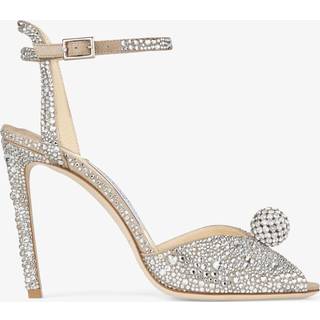 Jimmy Choo Sacora 100 embellished sandals - silver - EU 34