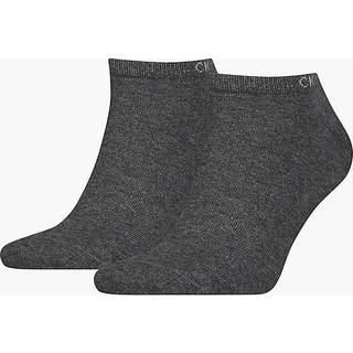 Calvin Klein 2-pak Women Sneaker Socks - Darkgrey - One Size