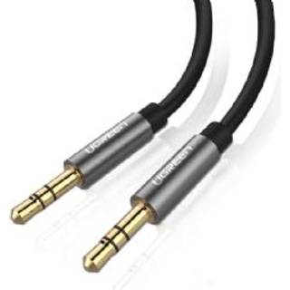 Ugreen AV119 10737 AUX audio kabel 3.5mm til 3.5mm 5m – sort