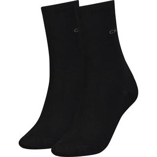 Calvin Klein 2-pak Annika Flat Knit Sock - Black - Strl 37/41 * Kampagne *