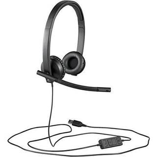 Logitech USB Headset H570e Kabling Sort Headset Hovedtelefoner