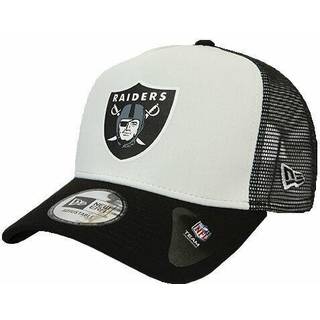 New Era Las Vegas Raiders Team Colour White A-Frame Trucker Cap newera adult unisex White newera adult unisex White newera adult unisex White newera a - Osfm