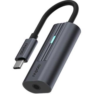 RAPOO UCA-1002 USB-C til 3,5mm lyd-adapter