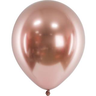 Balloner glossy rosaguld 10-pak