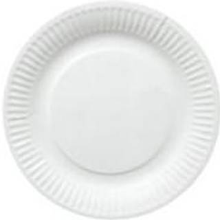 Paptallerken 18 cm, Lamineret, 100 stk/pk.