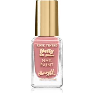 Barry M Gelly Hi Shine Rose Tinted Neglelak Skygge Crushed 10 ml - 10 ml