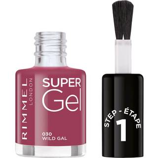 Rimmel Super Gel Geleneglelak uden UV/LED forsegling Skygge 030 Wild Gal 12 ml - 12 ml
