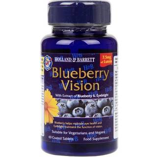 Holland & Barrett - Blåbær Vision - 60 tabletter