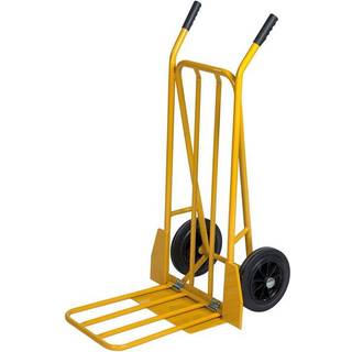 Kongamek bagagevogn m/gummihjul 780x555x1110mm gul 250kg