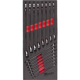 Milwaukee 4932479827 Steel Storage Ringgaffelsæt 15 dele