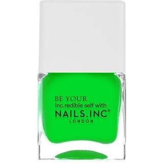 Golden Square Neon Nail Polish