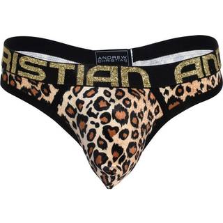 Plush Leopard Thong w/ Almost Naked Medium