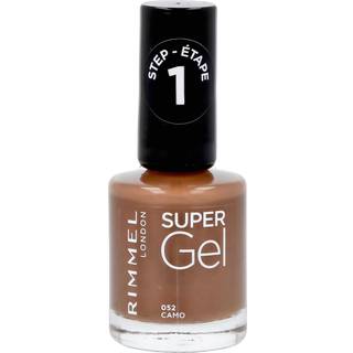 Rimmel Super Gel Geleneglelak uden UV/LED forsegling Skygge 052 Camo 12 ml - 12 ml