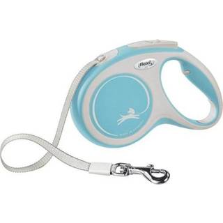 FLEXI Hundeline New Comfort M 5 m light blå