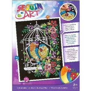 Sequin Art  Birdcage 25x34cm
