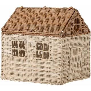 Bloomingville Sigga Dukkehus m. Låg - Rattan - Natur