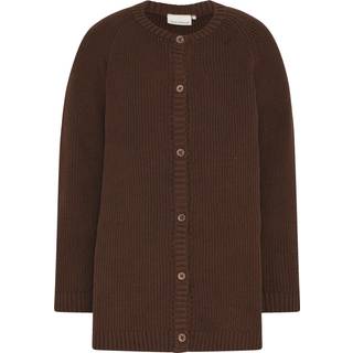EnFant Strikket Cardigan Chestnut 86 cm  Brun  86 cm  kvinde