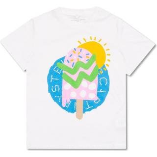 Stella McCartney Kids Logo printed cotton T-shirt - multicoloured - Y 4