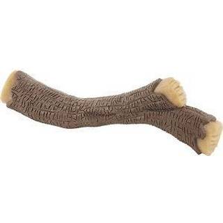 Nylabone 2 pakke stærke sejmaple bacon aromatiseret stick knogler til hunde over 50 pund2