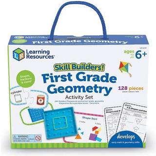 Skill Builders! 1. klasse Geometri Homeschool Curriculum First Class Learning Games First Class Learning Materials 128 Pieces Apge 6