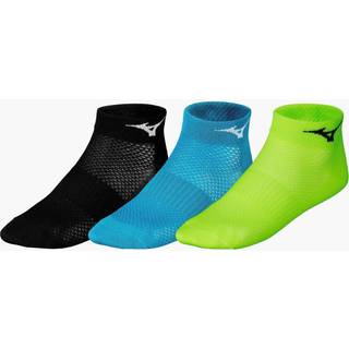 Mizuno Træningssokker Mid - 3 Pak, Str. 41-43, Hvid/Sort, Unisex, Komfort & Støtte