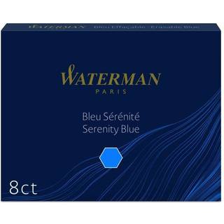 Waterman ST Refill L | Fyldepen | Blå | 8 stk.