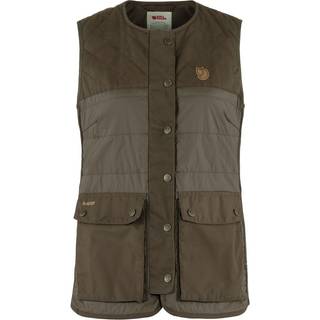 Fjällräven Women's Forest Wool Padded Vest Dark Olive, M