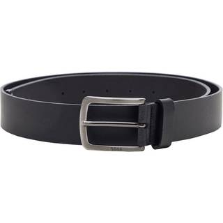BOSS 50481022-001 Herren-Ledergürtel Schwarz Jor
