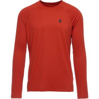 Black Diamond Alpenglow L/S Crew Longsleeve Herrer størrelse XL farve olivengrøn
