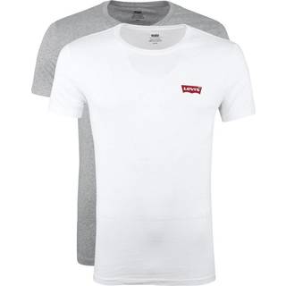 Levis Original Two Pack Crew Neck T Shirt White