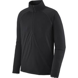 Patagonia Capilene Midweight Zip Neck Syntetisk undertøj Herrer størrelse S farve blå/grå