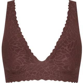 Sloggi Zero Feel Lace 2.0 BH top, brun, Størrelse: M, Dame