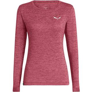 Salewa Women's Puez Melange Dry L/S Tee Funktionsshirt Damer størrelse 34 farve sort
