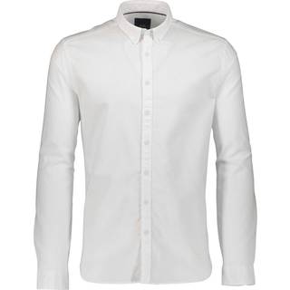 Yarn Dyed Oxford Skjorte, White, XS