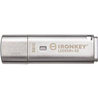 Kingston IronKey Locker+ 50 USB Flash Drive Encrypted 32GB