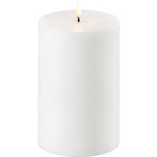 Uyuni Led Bloklys Nordic White 10,1x15,2 Cm - LED-lys Abs Hvid - UL-PI-NW-C10115