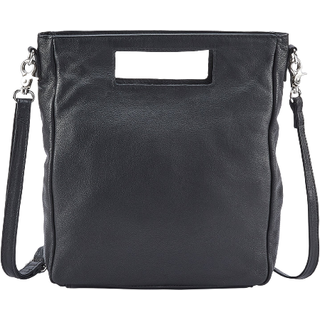 Style Gloria i sort læder (kun få stk. på lager). Smuk og eksklusiv håndtaske / skuldertaske / crossbody
