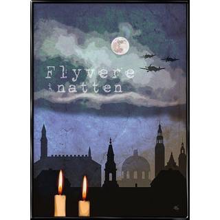 Flyvere i natten, plakat - A3 (29,7x42 cm)