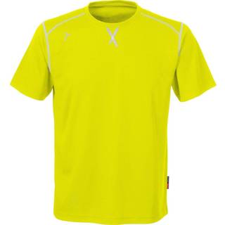 Fristads 100965 37.5® Funktionel T-shirt 7404 / Arbejds T-shirt Lys gul 3XL