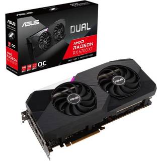 ASUS Radeon RX 6700 XT DUAL OC - 12GB GDDR6 RAM - Grafikkort