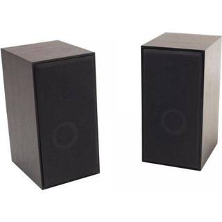 Sbox SP-649 PC speakers in brown wood look - Brun
