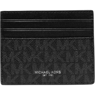 MK Greyson Logo Tall Card Case - Black - Michael Kors - ONE SIZE