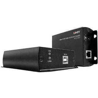 LINDY 140m 4 Port USB 2.0 Cat.6 Extender