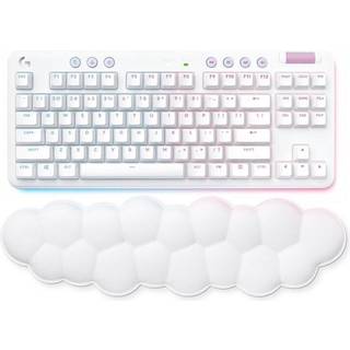 Logitech G715 trådløst gaming tastatur Nordic hvid
