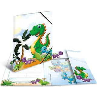 HERMA Elasticated folder A3 Cardboard Dinos