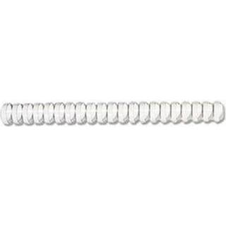 Fellowes Plastic Comb -bindende rygs?jler 5/16 tommer diameter hvid 40 ark 100 pakke (52508)