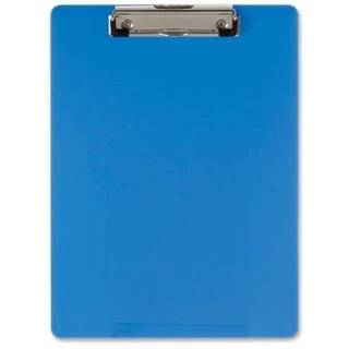 Officnemate genanvendt plastikklippebord holder 8,5 x 11 ark bl?